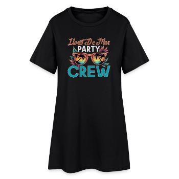 Lloret De Mar Crew - Frauen T-Shirt-Kleid - Schwarz - Vorne