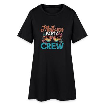Équipage à Majorque - Robe T-shirt Femme - noir - Devant