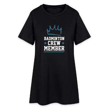 Équipe de badminton - Robe T-shirt Femme - noir - Devant