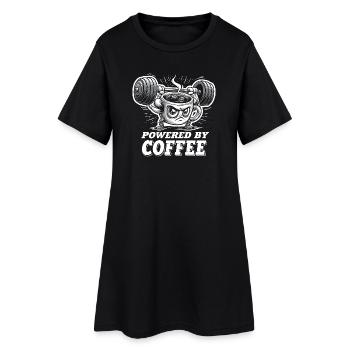 Funny Gym Coffee Mug for Men Bodybuilding - Women’s T-Shirt Dress - black - Front