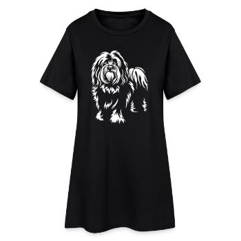 Havanese « Édition Noire » - Robe T-shirt Femme - noir - Devant