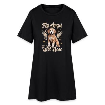 Goldendoodle Dog Breed - Women’s T-Shirt Dress - black - Front