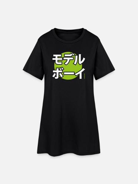 Musterknabe Katakana - Robe T-shirt Femme - noir