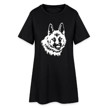 Hällefors Elkhound "Black Edition" - Women’s T-Shirt Dress - black - Front