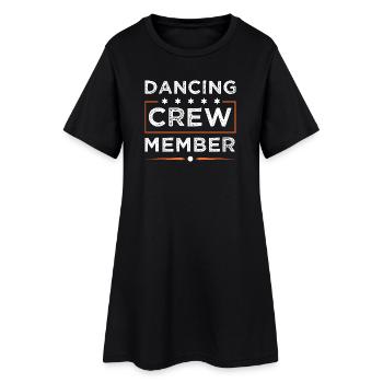 Équipe de danse - Robe T-shirt Femme - noir - Devant
