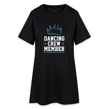 Équipe de danse - Robe T-shirt Femme - noir - Devant