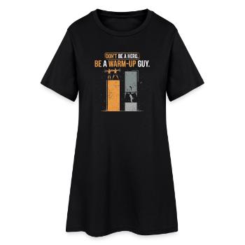 Calisthénie des héros - Robe T-shirt Femme - noir - Devant
