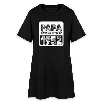 1952 - Frauen T-Shirt-Kleid - Schwarz - Vorne