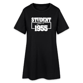 1955 - Robe T-shirt Femme - noir - Devant