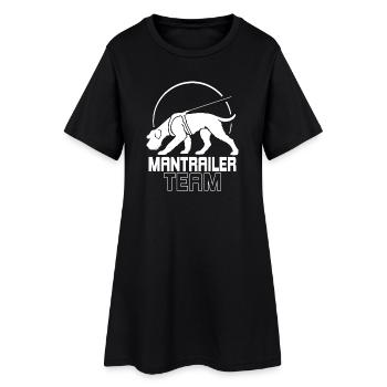 Chiens de sport de l’équipe de remorque géante Schnauzer Mantrailer - Robe T-shirt Femme - noir - Devant