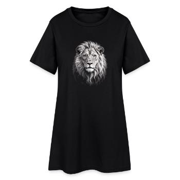 Lion Head Lion - Robe T-shirt Femme - noir - Devant
