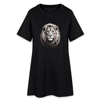 Lion - Women’s T-Shirt Dress - black - Front