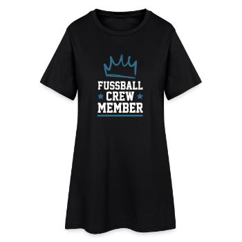Équipe de football - Robe T-shirt Femme - noir - Devant