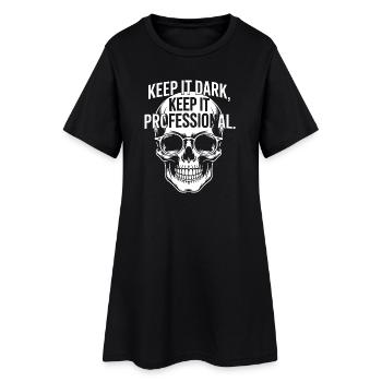 Dark Skull Pro: Keep It Professional - Women’s T-Shirt Dress - black - Front