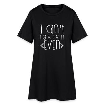 Je n’y arrive même pas - Robe T-shirt Femme - noir - Devant