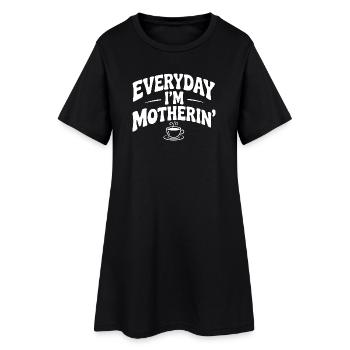 Chaque jour, je suis mère - Robe T-shirt Femme - noir - Devant