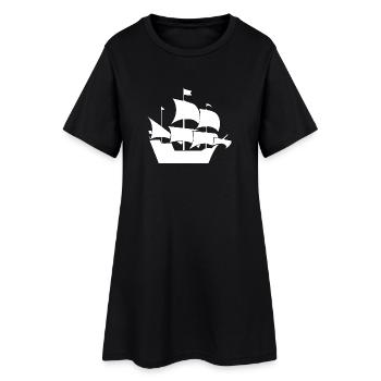 Sail - Women’s T-Shirt Dress - black - Front
