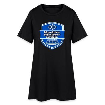 Énergie solaire - Robe T-shirt Femme - noir - Devant