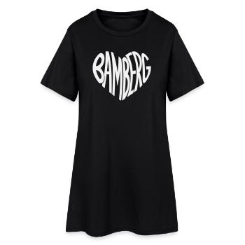 Faute de frappe de Bamberg Heart - Robe T-shirt Femme - noir - Devant