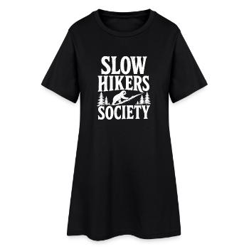 Emblème de la Société des Randonneurs Lents - Robe T-shirt Femme - noir - Devant