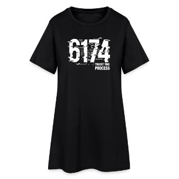 6174 Mathématiques du bug constant de Kaprekar - Robe T-shirt Femme - noir - Devant