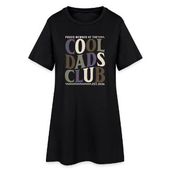 Cool Dads Club - Papa 2026 Vatertag Geschenk - Frauen T-Shirt-Kleid - Schwarz - Vorne
