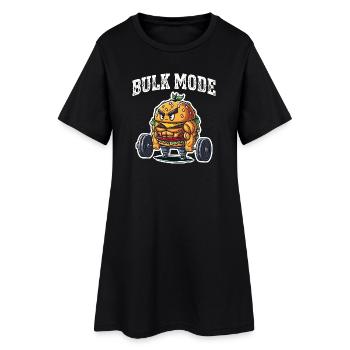 Héros de la Puissance du Burger de la Mode en Vrac - Robe T-shirt Femme - noir - Devant