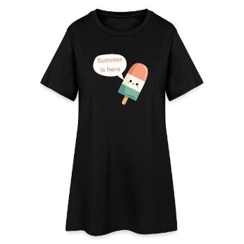 Summer Is Here - Women’s T-Shirt Dress - black - Front