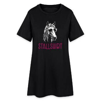 Chemise d’écurie - Robe T-shirt Femme - noir - Devant