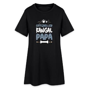 Père officiel de Kangal - Robe T-shirt Femme - noir - Devant