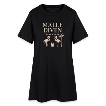 Malle Diven Beach Club Flamingo Mallorca Party - Robe T-shirt Femme - noir - Devant