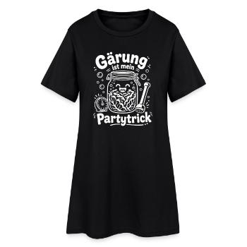 Ferment Fan mit Küchenhumor - Frauen T-Shirt-Kleid - Schwarz - Vorne