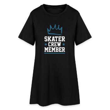 Équipe de patineurs - Robe T-shirt Femme - noir - Devant