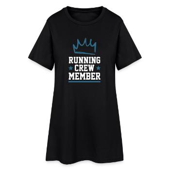 Équipe de Course - Robe T-shirt Femme - noir - Devant