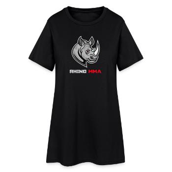 Rhino MMA Kämpfer Savage Gym Beast - Frauen T-Shirt-Kleid - Schwarz - Vorne