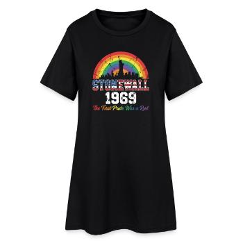 Mois de la fierté LGBT - Stonewall 1969 - Robe T-shirt Femme - noir - Devant