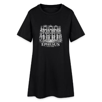 Souvenir de voyage de la Dinde d’Éphèse - Robe T-shirt Femme - noir - Devant
