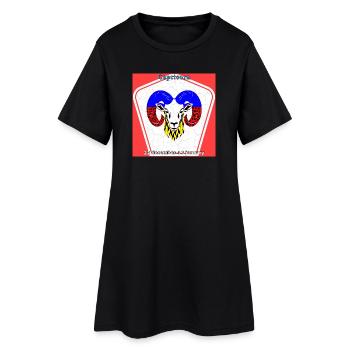 Capricorne - Robe T-shirt Femme - noir - Devant