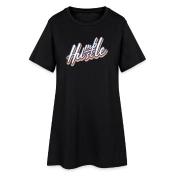 Bescheidener Hustle Unternehmer Geschäftsmann Businesswo - Frauen T-Shirt-Kleid - Schwarz - Vorne