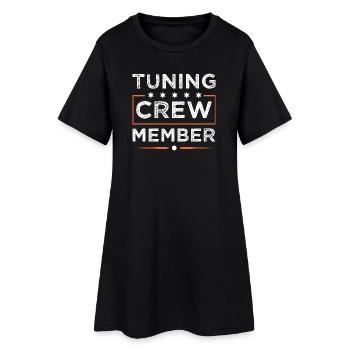 Tuning Crew - Women’s T-Shirt Dress - black - Front