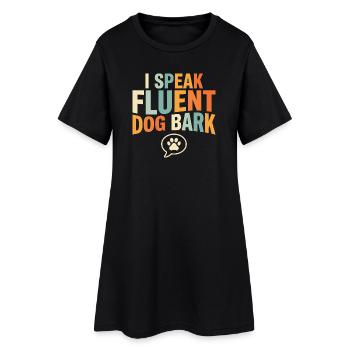 Technicien en chenil, assistant en chenil, soins aux animaux - Robe T-shirt Femme - noir - Devant