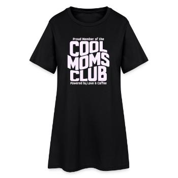 Club des mamans cool - Cadeau de maman pour la fête des mères - Robe T-shirt Femme - noir - Devant