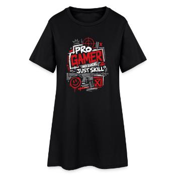 Pro Gamer One Shot Win - Robe T-shirt Femme - noir - Devant