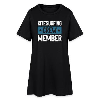 Équipe de kitesurf - Robe T-shirt Femme - noir - Devant
