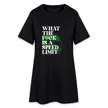 Voiture - Robe T-shirt Femme - noir - Devant