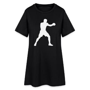 Boxsilhouette Power Boost - Women’s T-Shirt Dress - black - Front