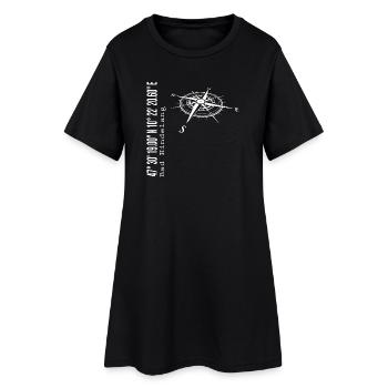 Bad Hindelang - Robe T-shirt Femme - noir - Devant