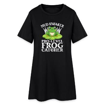 Frog Catcher Mud Sneaker Pro Niveau Grenouille - Robe T-shirt Femme - noir - Devant