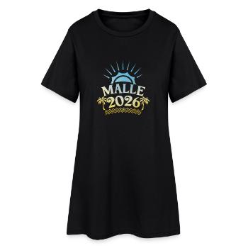 Malle 2026 Multicolore - Robe T-shirt Femme - noir - Devant