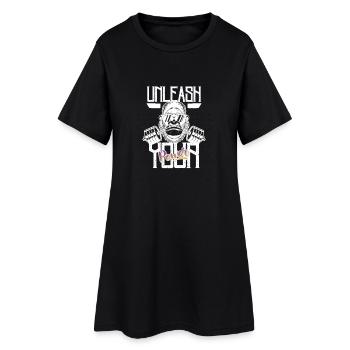Libérez Puissance sur Scène - Robe T-shirt Femme - noir - Devant